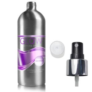 500ml Luxury Aluminium Setting Spray Bottle