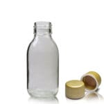 100ml Clear Glass Medicine Bottle With Gold T/E Cap