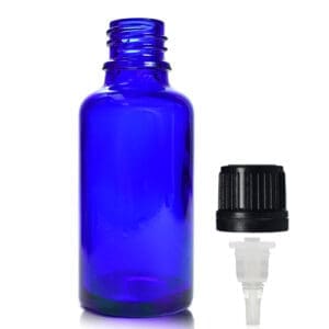30ml Blue Dropper Bottle with dropper cap