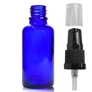 30ml Blue Dropper Bottle with lotion pump