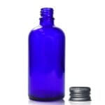 100ml Blue Glass Dropper Bottle With Metal Cap