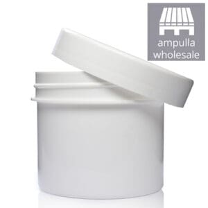100ml White plastic jar wholesale
