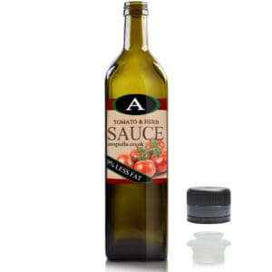 1000ml Green Glass Marasca Sauce Bottle