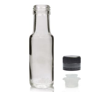 100ml Glass Dorica Bottle with pour Cap