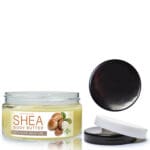 100ml Clear Plastic Body Butter Container With Screw Cap