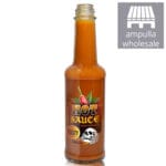 Wholesale 150ml Clear Glass Hot Sauce Bottles