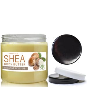 200ml Clear Plastic Body Butter Container With Screw Cap