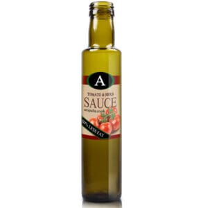 250ml Green Glass Sauce Bottle