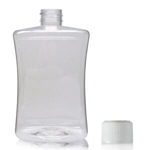 500ml Clear PET Sirop Bottle With Child Resistant Cap