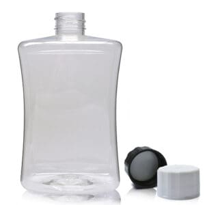 500ml Clear PET Sirop Bottle With Screw Cap