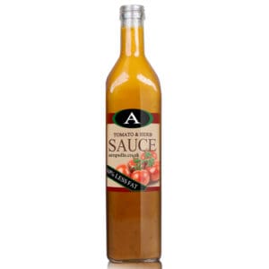 750ml Glass Square Sauce Bottle