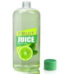 1L Clear Plastic Juice Bottle With T/E Screw Cap