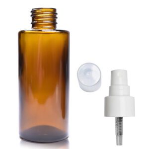 100ml Amber Glass Simplicity Bottle With Atomiser Spray