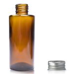 100ml Amber Glass Simplicity Bottle With Aluminium Cap