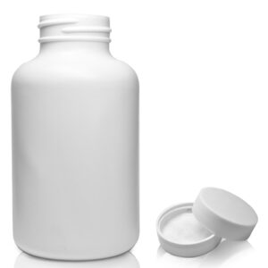 250ml White Pharmapac Container With Pressure Sensitive Cap