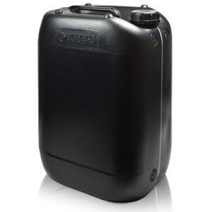 25L UN Black Stackable Jerry Can (Visi) With Din61 T/E Cap