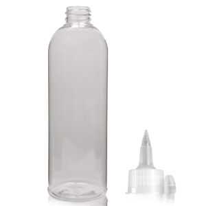 500ml Boston Clear PET Bottle With Spout Cap