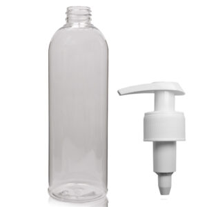 500ml Boston Clear PET Bottle With Lotion Pump