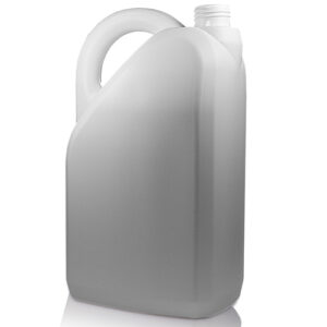 5 Litre Gemstar White Plastic Jerry Can & Screw Cap