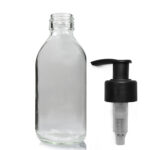 200ml Sirop Bottle with black pump