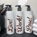 250ml Reusable White Cosmetic Bottle Set