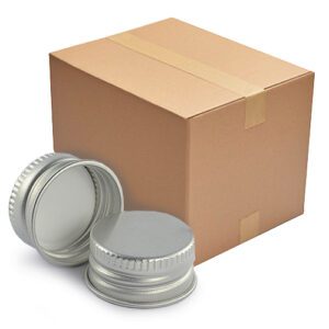 Box of 28mm Aluminium Screw Caps
