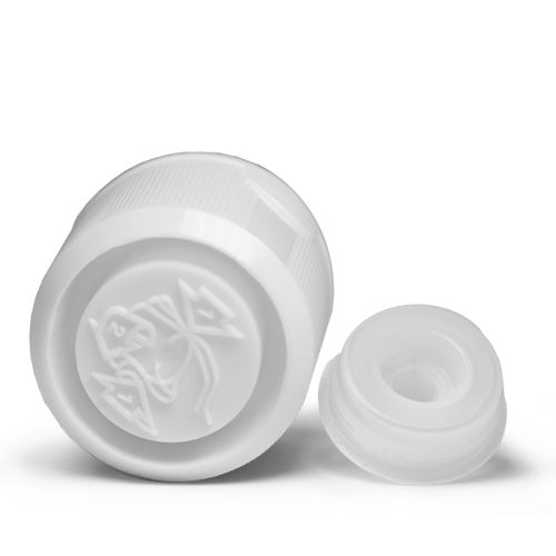 1ltr White PCR Angle Neck Bleach Bottle (32mm neck) - Image 5