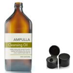 500ml Amber Glass Rectangular Bottle With Flip Top Cap