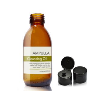 150ml Amber Glass Sirop Bottle With Flip Top Cap