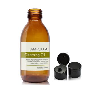 200ml Amber Glass Sirop Bottle With Flip Top Cap