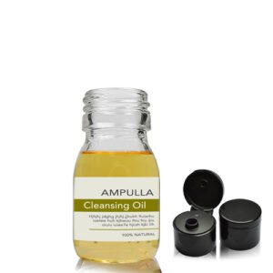 30ml Clear Glass Sirop Bottle With Flip Top Cap