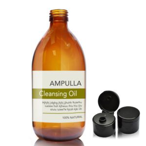 500ml Amber Glass Sirop Bottle With Flip Top Cap