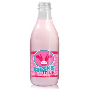1000ml Recycled Plastic Milkshake Bottle