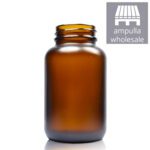 120ml Frosted Amber Glass Pharmapac Jar (Wholesale)
