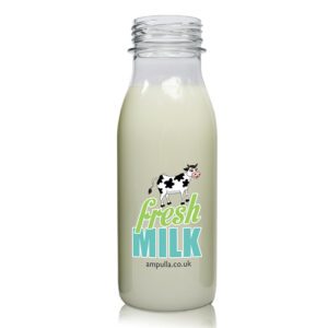 250ml Recycled Plastic Milk Bottle