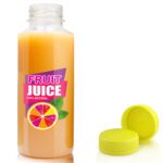 400ml Recycled Plastic Juice Bottle With Tamper Evident Juice Cap