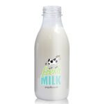 500ml Recycled Plastic Milk Bottle (No Cap)