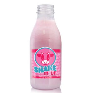 500ml Recycled Plastic Milkshake Bottle (No Cap)