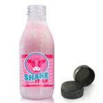 500ml Recycled Plastic Milkshake Bottle With Tamper Evident Cap