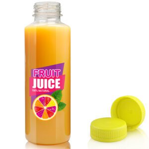 500ml Recycled Plastic Juice Bottle With Tamper Evident Juice Cap