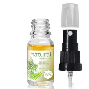 10ml Clear Glass Essential Oil Bottle With Atomiser Spray