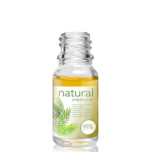 10ml Clear Glass Essential Oil Bottle (No Cap)