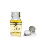 30ml Clear Glass Dram Bottle With Aluminium Cap