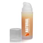 30ml Natural Airless Dispenser Bottle With Clear Over-Cap