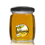 110ml Octagonal Glass Honey Jar With Lid