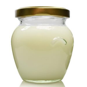 580ml Recycled Glass Mayo Jar With Lid
