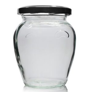 720ml Recycled Glass Orcio Jar With Lid