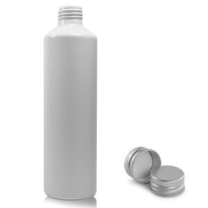 250ml Matte White Aluminium Bottle With Aluminium Cap