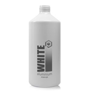 400ml Matte White Aluminium Bottle