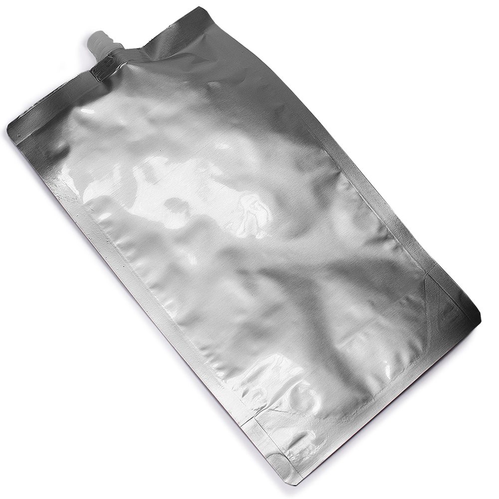 750ml Matt Silver Centre Spout Pouch